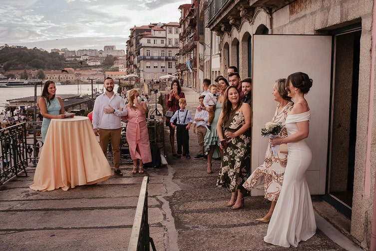 đám cưới của người dân khu phố ribeira porto