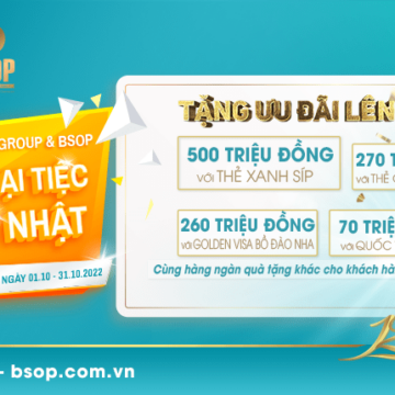 Mừng sinh nhật Bắc Sơn Group và BSOP – Ưu đãi “vàng” cho chương trình Golden visa Bồ Đào Nha