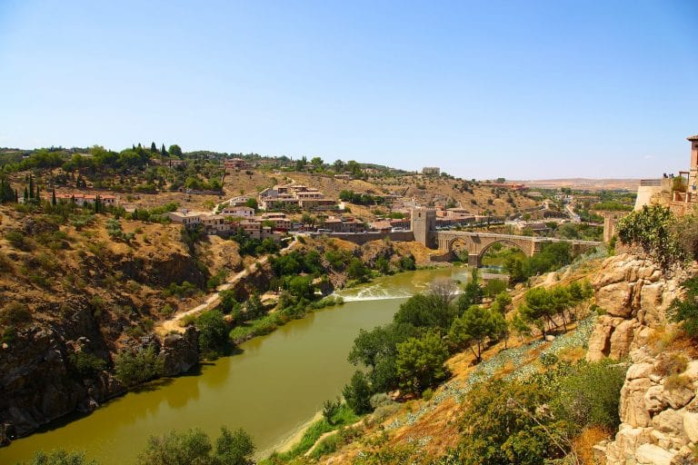 Sông Tagus ở Toledo, Tây Ban Nha